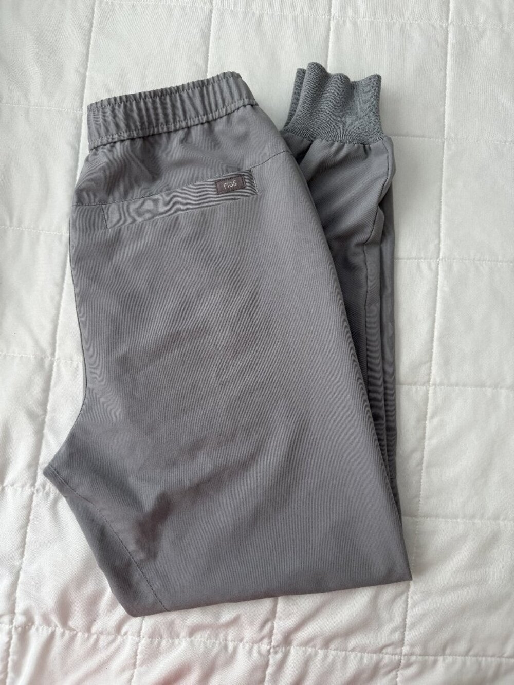 FIGS Technical Collection Jogger Scrub Pants Gray Size Medium
